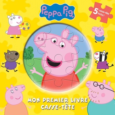 Couverture_Peppa Pig - Mon premier livre casse-t&ecirc;te