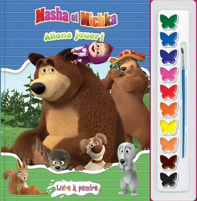 Couverture_Masha et Michka &mdash; Allons jouer!