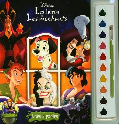 Couverture_Disney Les h&eacute;ros et les m&eacute;chants