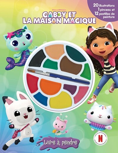 Couverture_Gabby et la maison magique - Livres à peindre