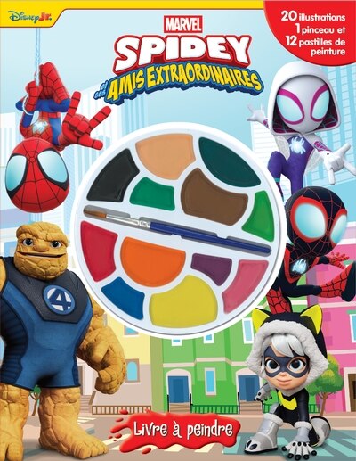 Couverture_Spidey Amis extraordinaires - Livres à peindre