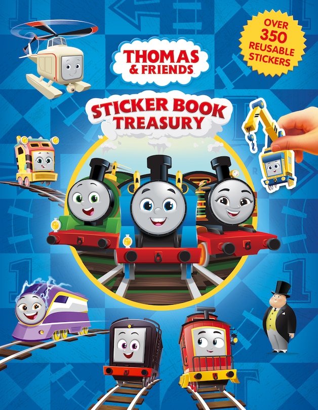 Front cover_THOMAS ALL ENGINES GO STICKER BOOK TREASURY
