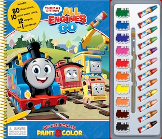 Front cover_THOMAS ALL ENGINES GO DELUXE POSTER PAINT & COLOR