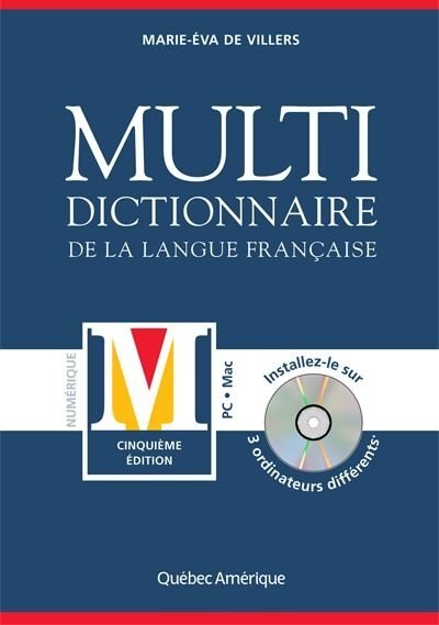 Front cover_Multidictionnaire langue française