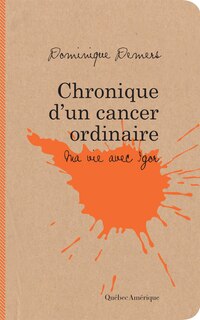 Front cover_Chronique d'un cancer ordinaire