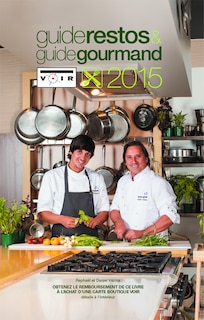 Front cover_Guide restos et guide gourmand Voir 2015