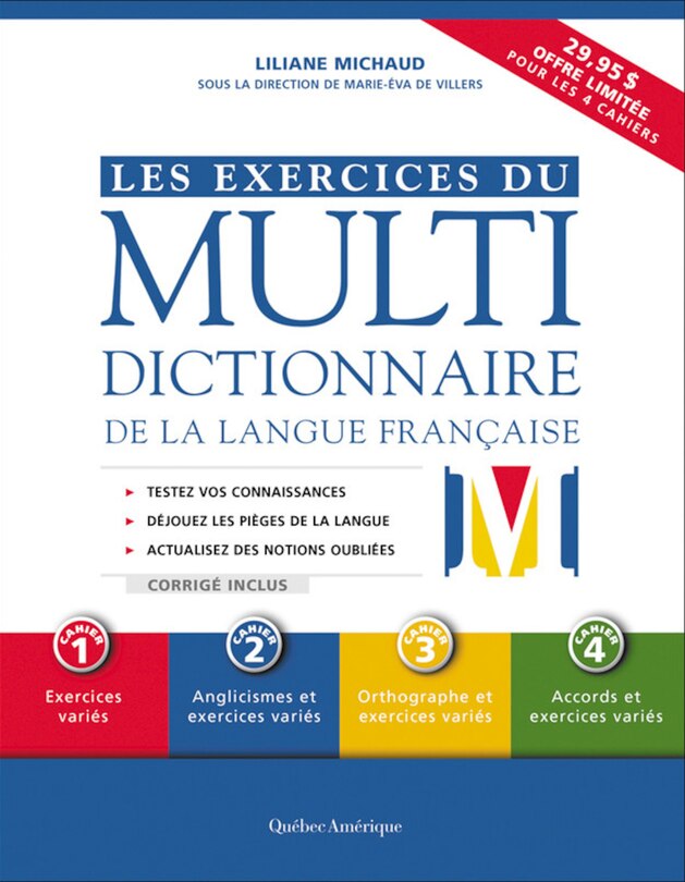 Front cover_Les exercices du multidictionnaire de la langue française
