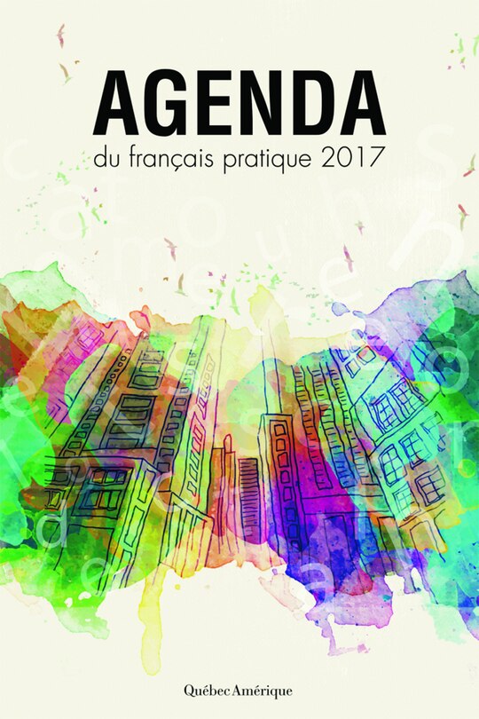 Front cover_Agenda du français pratique 2017
