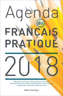 Front cover_Agenda du français pratique 2018