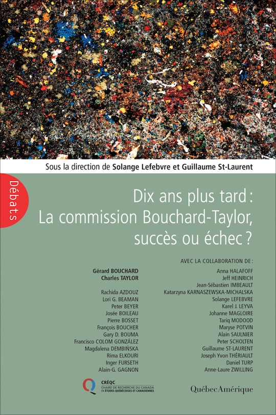 Couverture_Dix ans plus tard : la Commission Bouchard-Taylor, succès ou échec?