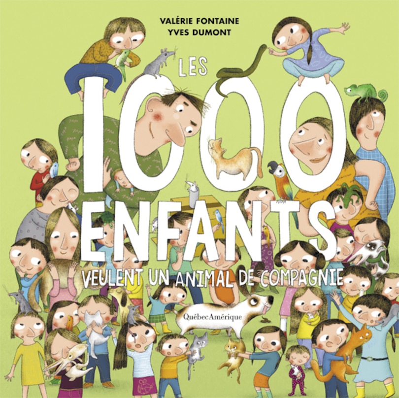 Couverture_Les 1000 enfants veulent un animal de compagnie