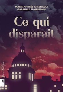 Front cover_Ce qui disparait