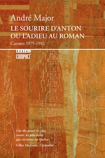Couverture_Le sourire d'Anton, ou, L'adieu au roman