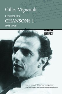 Couverture_Chansons 1, 1958-1966