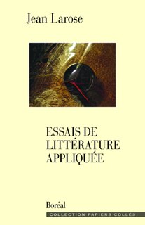 Front cover_Essais de littérature appliquée