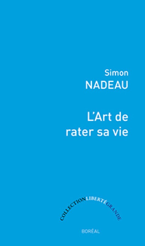 Front cover_L' art de rater sa vie