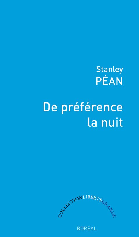Front cover_De Préférence La Nuit