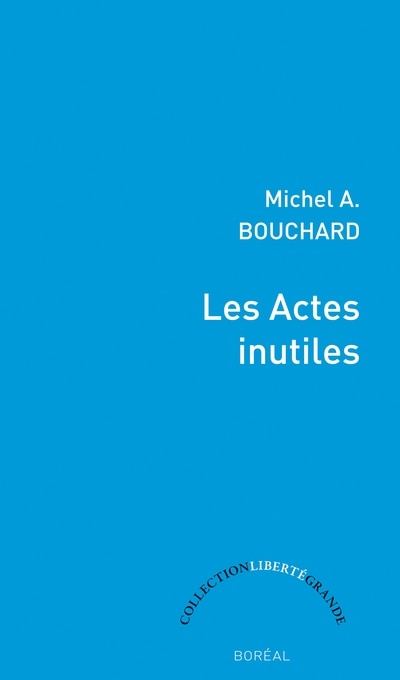 Front cover_Les Actes inutiles