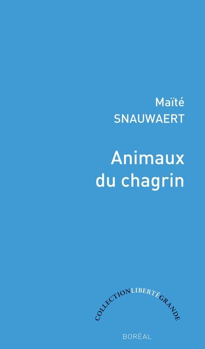 Front cover_Animaux du chagrin