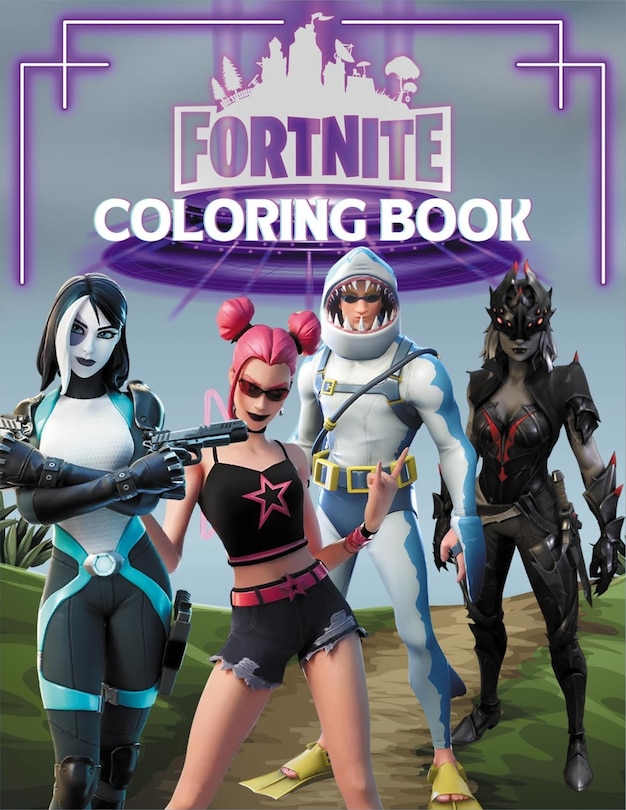 Front cover_Fortnite Coloring Book