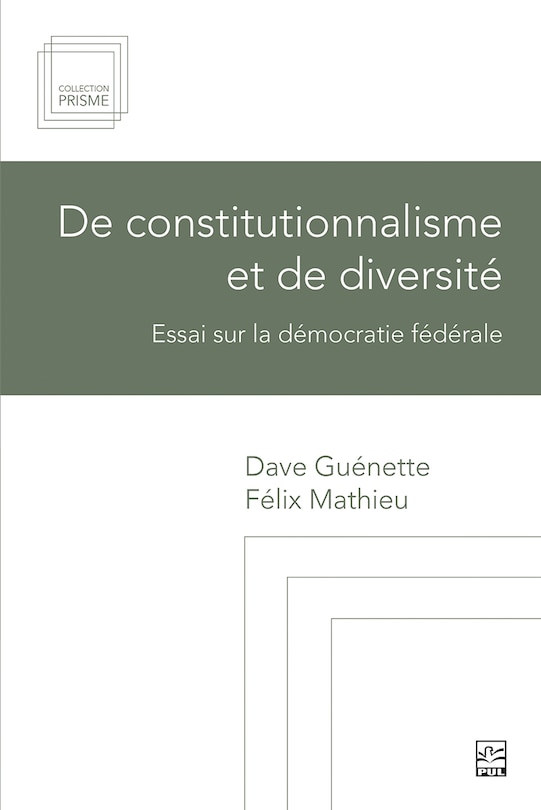 Front cover_De constitutionnalisme et de diversité