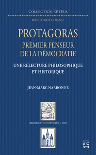 Front cover_Protagoras, premier penseur de la démocratie