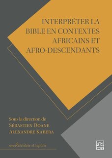 Front cover_Interpréter la Bible en contextes africains et afro-descendants