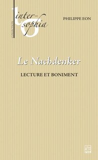 Front cover_Le Nachdenker : Lecture et boniment