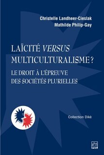 Couverture_Laïcité versus multiculturalisme?