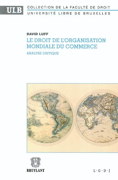 Front cover_Le droit de l'Organisation mondiale du commerce