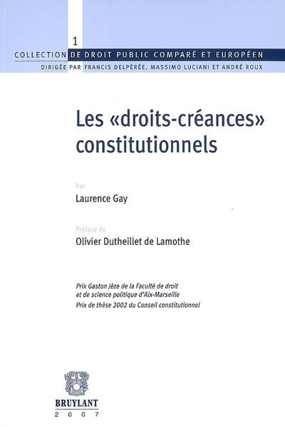 Front cover_Les droits-cr&eacute;ances constitutionnels