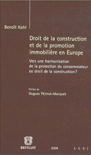 Couverture_Droit de la construction et de la promotion immobilière en Europe
