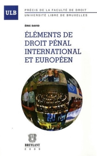 Front cover_Eléments de droit pénal international et européen