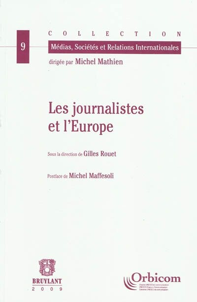 Front cover_Les journalistes et l'Europe