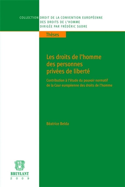Couverture_Les droits de l'homme des personnes priv&eacute;es de libert&eacute;