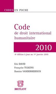 Front cover_Code de droit international humanitaire