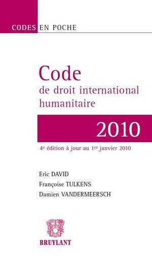 Front cover_Code de droit international humanitaire