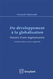 Front cover_Du développement à la globalisation