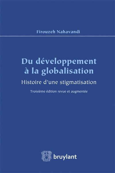 Front cover_Du développement à la globalisation