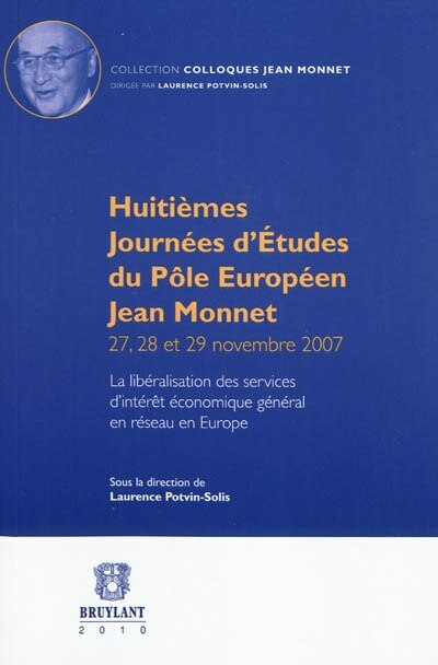 Front cover_La libéralisation des services d'intérêt économique général en réseau en Europe