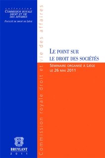 Front cover_Le point sur le droit des sociétés