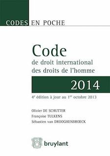 Couverture_Code de droit international des droits de l'homme 2014