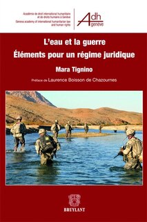 Front cover_L' eau et la guerre