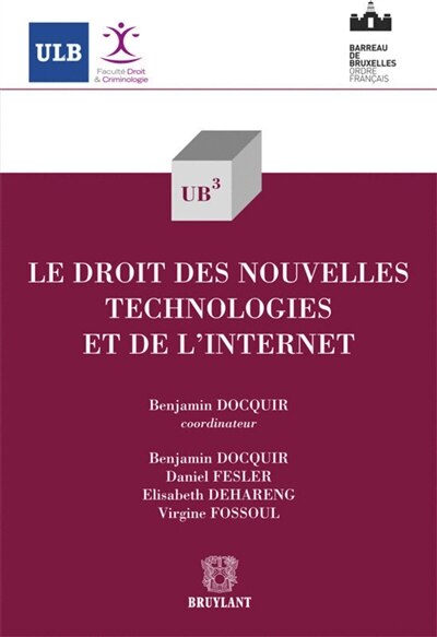 Front cover_Le droit des nouvelles technologies et de l'Internet