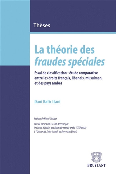 Couverture_La théorie des fraudes spéciales