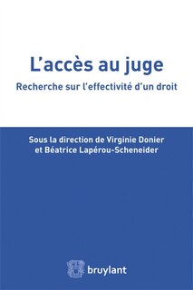 Front cover_L' accès au juge
