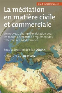 Couverture_La médiation en matière civile et commerciale