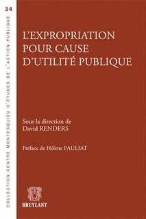 Couverture_L' expropriation pour cause d'utilité publique