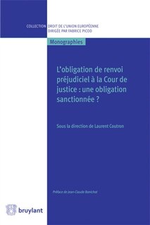 Front cover_L' obligation de renvoi préjudiciel à la Cour de justice