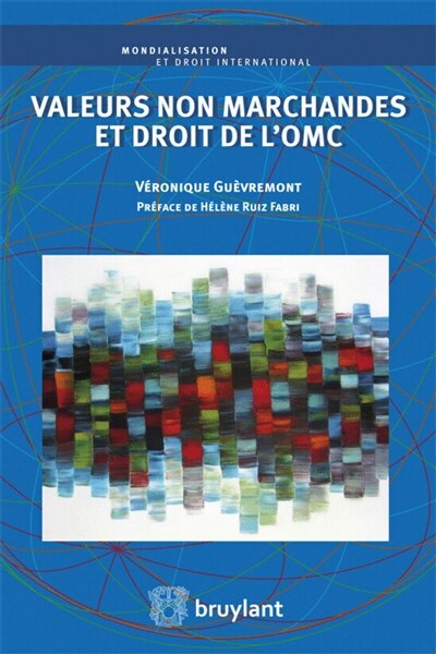 Front cover_Valeurs non marchandes et droit de l'OMC